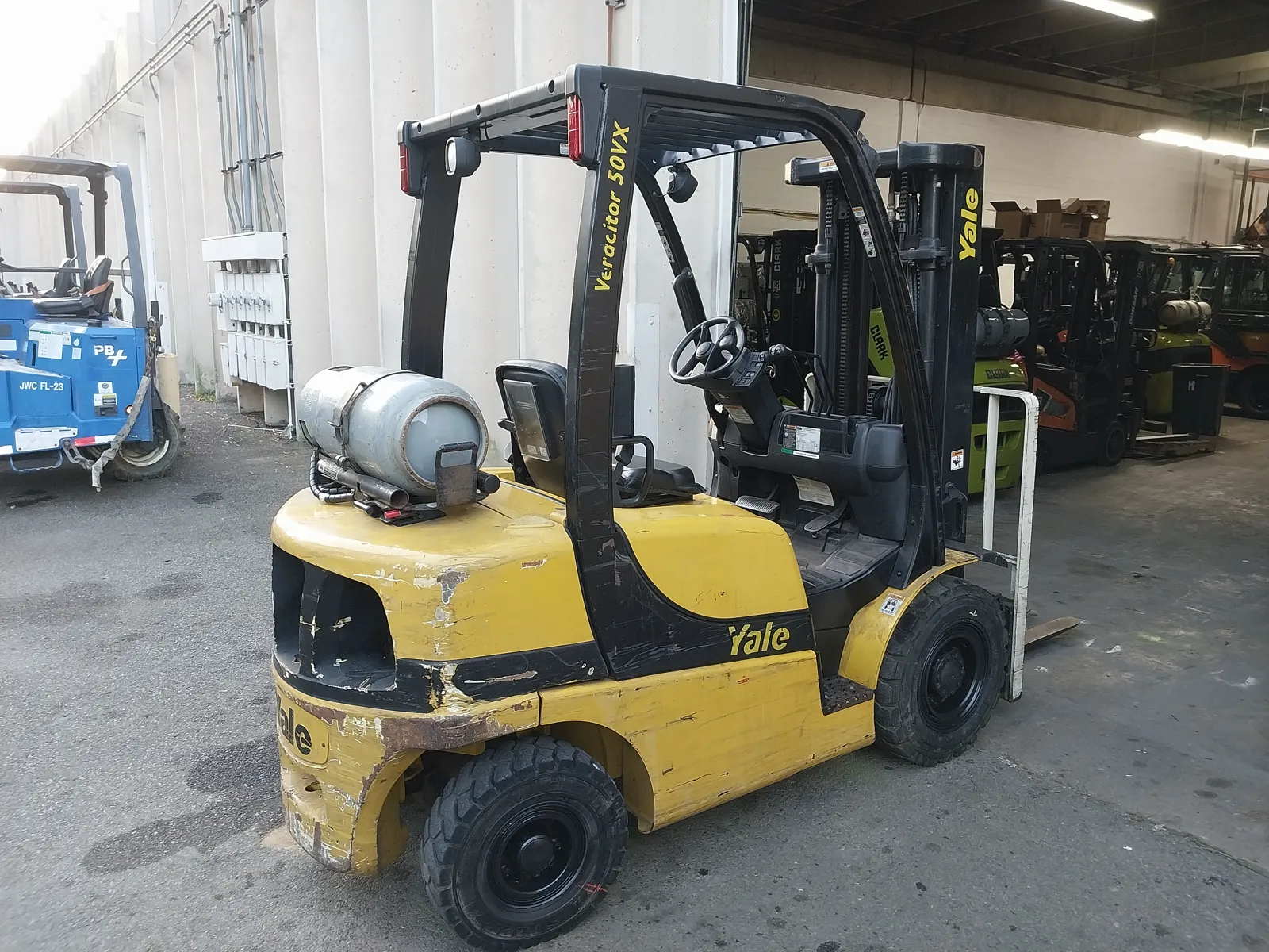 Used Yale Veracitor 50VX LP pneumatic-tire forklift for sale in the DC metro